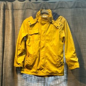 Hatley kids lined hooded rain coat size 12